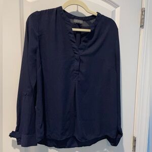 The Limited Blouse With Sleeves | Size Large | Navy